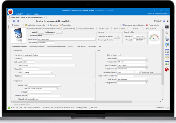 Comptabilité Auxiliaire Clients