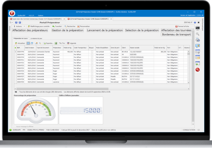 préparation commandes expédition livraison